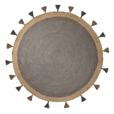 Kusový koberec Lunara Jute Circle Grey 150x150 cm