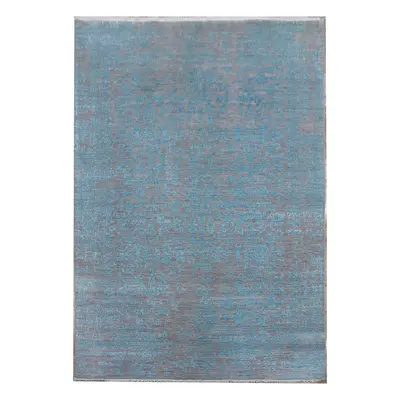 Ručně vázaný kusový koberec Diamond DC-JK 1 Silver/light blue 140x200 cm