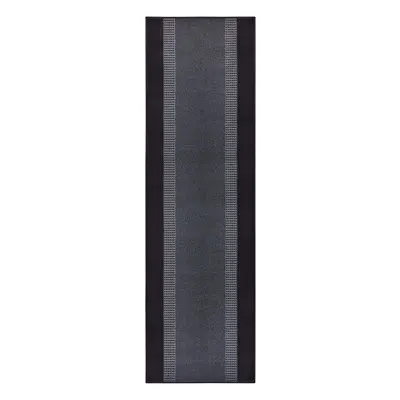 Běhoun Basic 105486 Black 80x400 cm