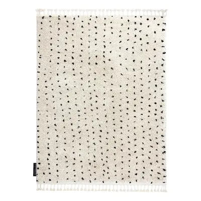 Kusový koberec Berber Syla B752 dots cream 180x270 cm