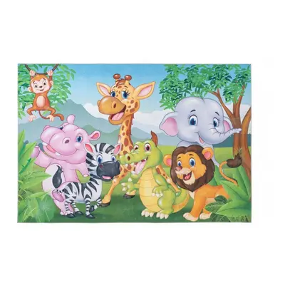 Dětský kusový koberec Torino kids 239 JUNGLE 80x120 cm