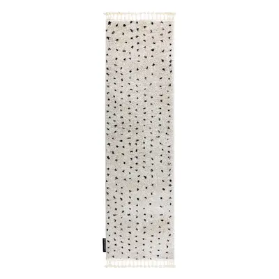 Běhoun Berber Syla B752 dots cream 80x250 cm