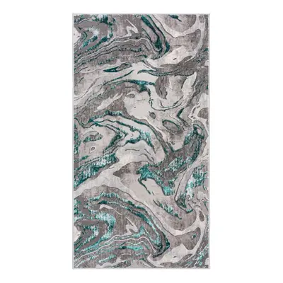 Kusový koberec Eris Marbled Emerald 80x150 cm