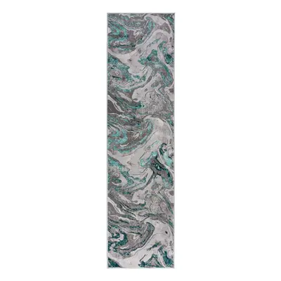 Běhoun Eris Marbled Emerald 80x300 cm