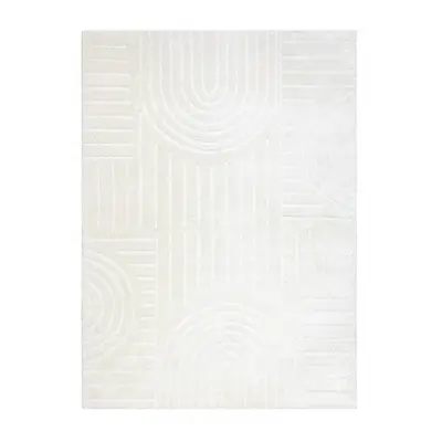 Kusový koberec Mode 8586 geometric cream 80x150 cm