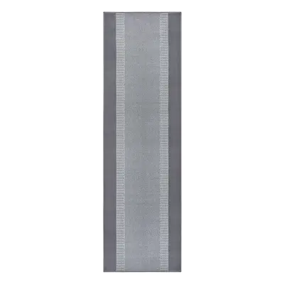 Běhoun Basic 105488 Light Grey 80x400 cm