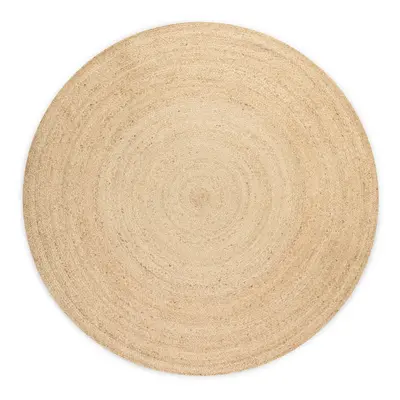 Kusový koberec Jute Braided 106007 Ivory Kruh Ø 100 cm