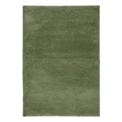 Kusový koberec Shaggy Teddy Olive 80x150 cm