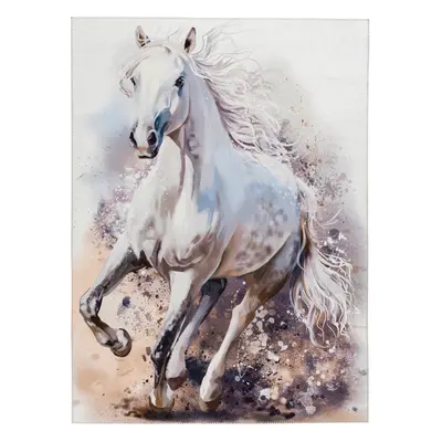 Dětský kusový koberec Torino kids 235 WHITE HORSE 80x120 cm