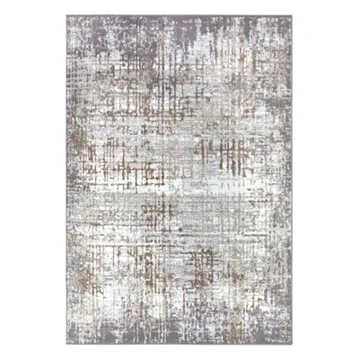 Kusový koberec Shine 105925 Abstract Cream Grey 57x90 cm