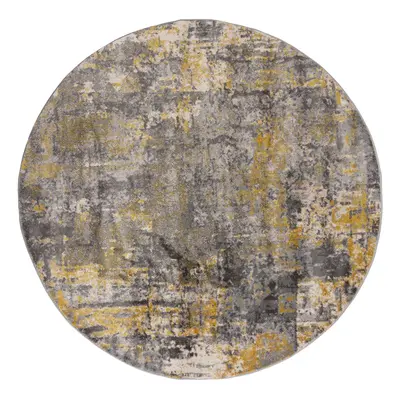 Kusový koberec Cocktail Wonderlust Grey/Ochre kruh Kruh Ø 160 cm