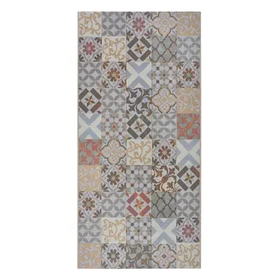 Běhoun Cappuccino 105879 Mosaik Grey Multicolored 75x150 cm