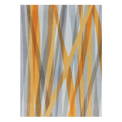 Kusový koberec Match Isabella Stripe Grey/Ochre 170x240 cm