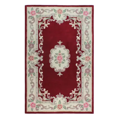 Ručně všívaný kusový koberec Lotus premium Red 75x150 cm