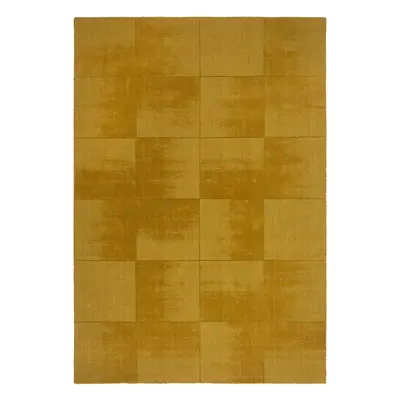 Kusový koberec Demi Check Ombre Yellow 120x170 cm