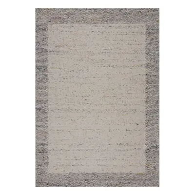 Kusový koberec Bobble Wool Black/White 200x290 cm