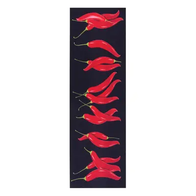 Běhoun Cook & Clean 105727 Black Red 50x150 cm