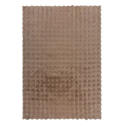 Kusový koberec Waffle Faux Fur Taupe 180x290 cm