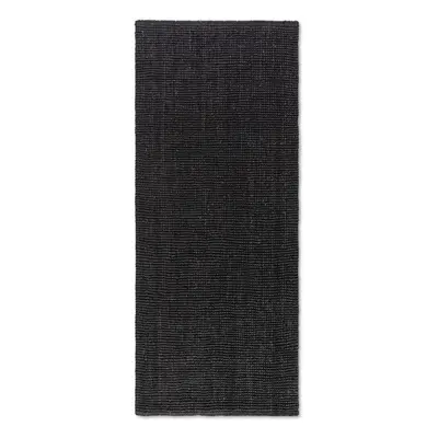 Běhoun Bouclé Jute 105976 Black 80x200 cm