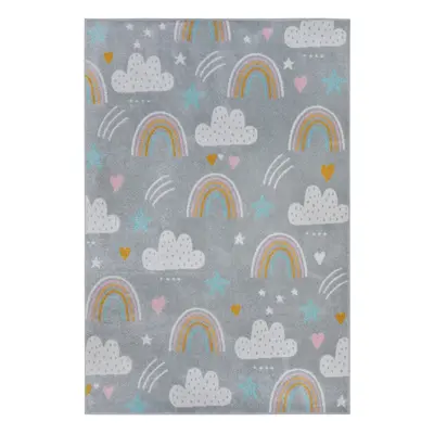 Dětský koberec Adventures 105955 Grey Multicolor 120x170 cm