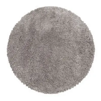 Kusový koberec Fluffy Shaggy 3500 beige kruh 80x80 cm