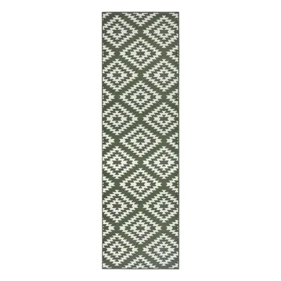 Běhoun Basic 105467 Green 80x250 cm