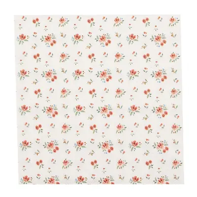 Papírové ubrousky Little Rose Collection – 33x33 cm