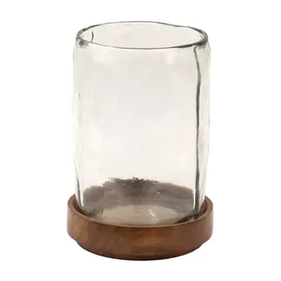 Skleněný nástavec na čajovou svíčku Transparent 12*17 cm – 12x17 cm