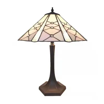 Stolní lampa Tiffany 42*54 cm E27/max 2*60W – 42x54 cm