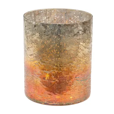 Skleněný nástavec na čajovou svíčku Copper 13*15 cm – 13x16 cm