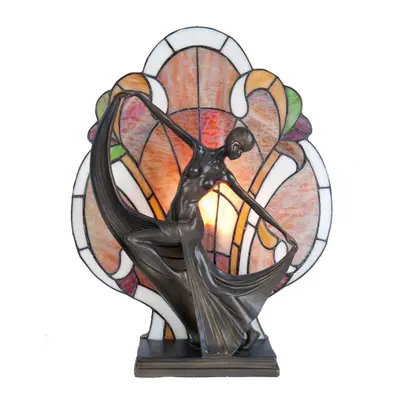 Stolní lampa Tiffany Woman – 35x15x44 cm