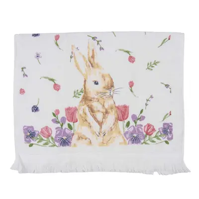 Kuchyňský froté ručník s králíčkem Happy Bunny – 40x66 cm