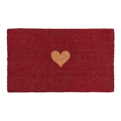 Kokosová rohožka Heart – 75x45x1 cm