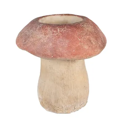 Cementový květináč houba Mushroom L – 21x23 cm