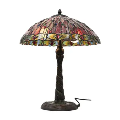 Stolní lampa Tiffany okfly – 45x56 cm