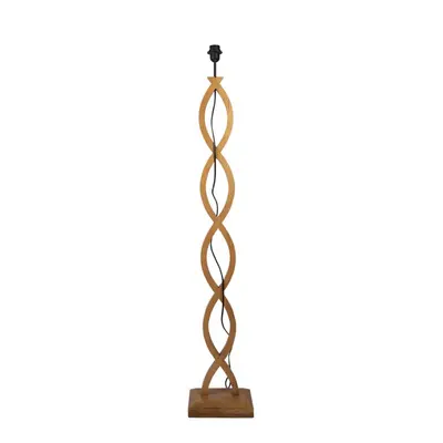 Stojací lampa Hnědá 24x18x136 cm E27/max 1x60W – 24x18x136 cm