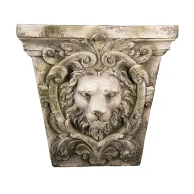 Nástěnná dekorace Lion Grey 59*18*56 cm – 59x18x56 cm