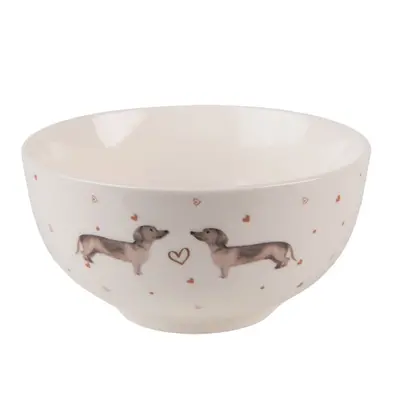 Porcelánová miska s jezevčíkem Dachshund Love – 500 ml