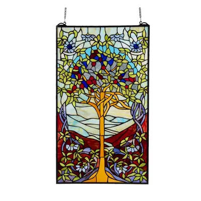 Skleněný nástěnný panel Tiffany Tree – 50x1x85 cm