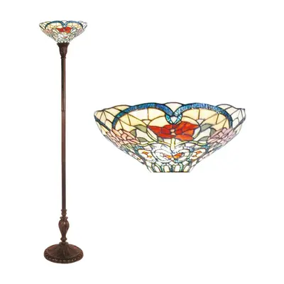 Stojací lampa Tiffany – 35x180 cm