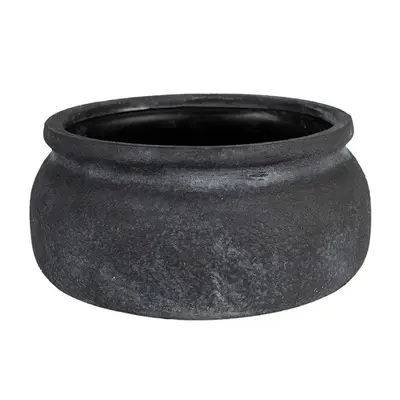 Granitový antik keramický obal na květináč Granit M – 20x8 cm