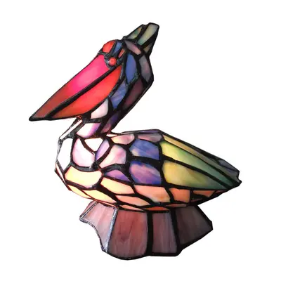 Stolní lampa Tiffany Bird – 24x19x31 cm