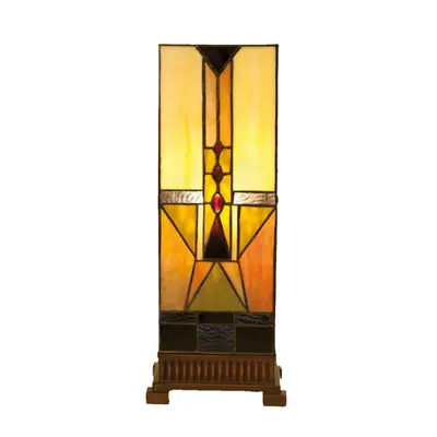 Stolní lampa Tiffany Corrie- 18*45 cm 1x E27 / max 60Watt – 18x18x45 cm