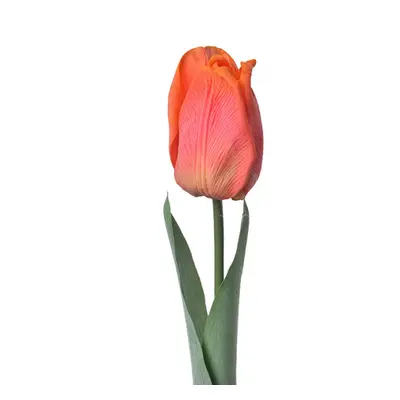 Umělá květina oranžový tulipán – 50 cm