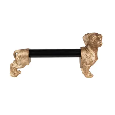 Stojan na kuchyňské role jezevčík Dog Gold – 46x15x21 cm