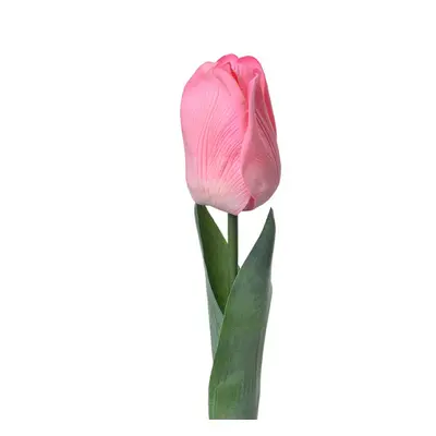 Umělá květina růžový tulipán – 50 cm