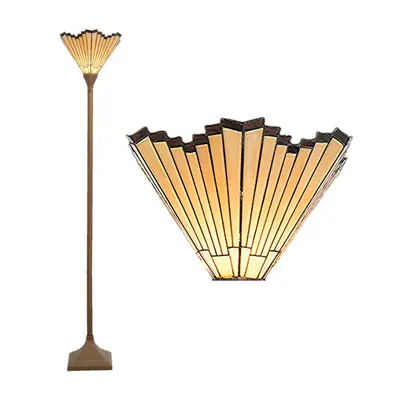 Stojací lampa Tiffany – 37x37x183 cm