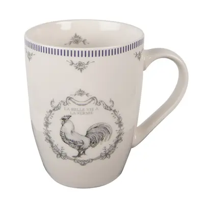 Porcelánový hrnek se vzorem kohoutka Devine French Rooster – 350 ml