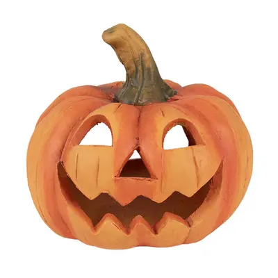 Dekorační rozesmátá dýně na Halloween Jack-o´-lantern – 23x18 cm