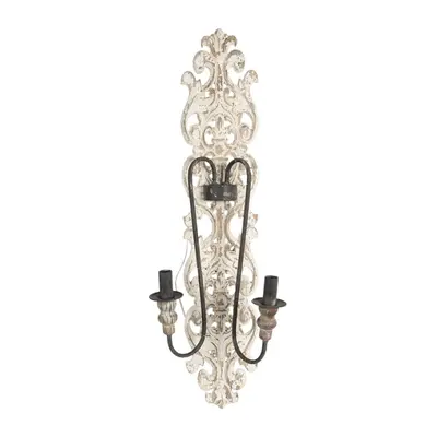 Vintage nástěnná lampa s ornamenty Vafara – 45x8x95 cm